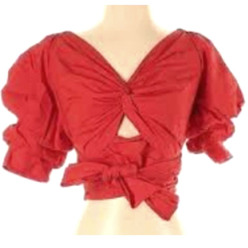 Mare Mare by Anthropologie Red Blouse - Size XS - NWT